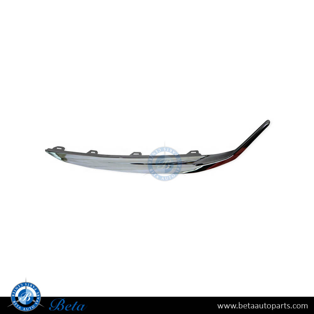 Right Side Front bumper Lower Chrome Moulding - Luxury for BMW 7 Series G11 / G12 LCI 2020-Up models, Part Number 51117475196 Right Side Front bumper Lower Chrome Moulding - Luxury for BMW 7 Series G11 / G12 LCI 2020-Up models, Part Number 51117475196